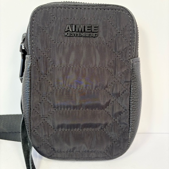 Aimee Kestenberg Quilted Stadium Nylon Crossbody Bag - Picture 1 of 10